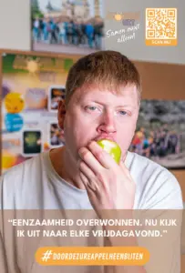 Avondje uit zure appel campagne Damien